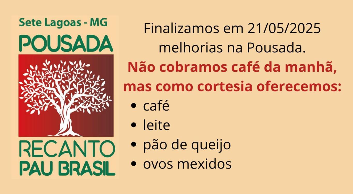 Recanto Pau Brasil Sete Lagoas Ngoại thất bức ảnh