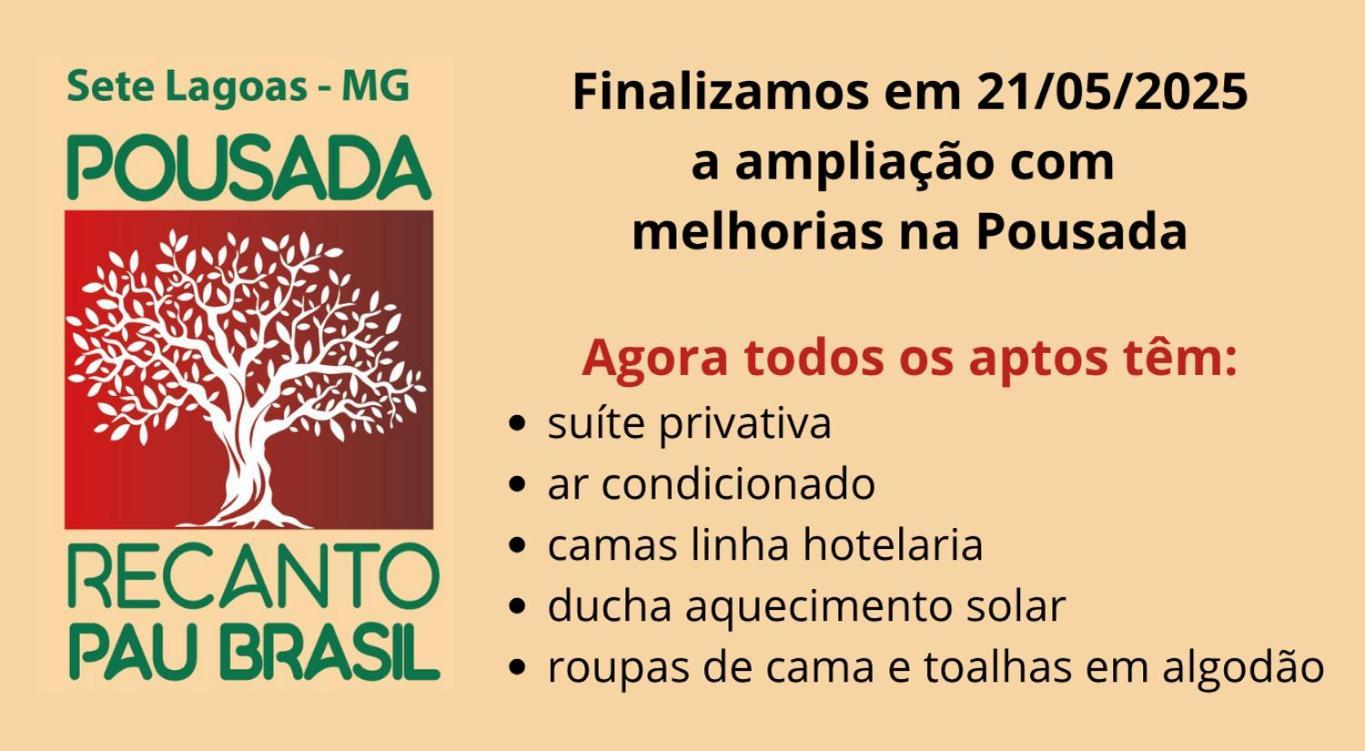 Recanto Pau Brasil Sete Lagoas Phòng bức ảnh